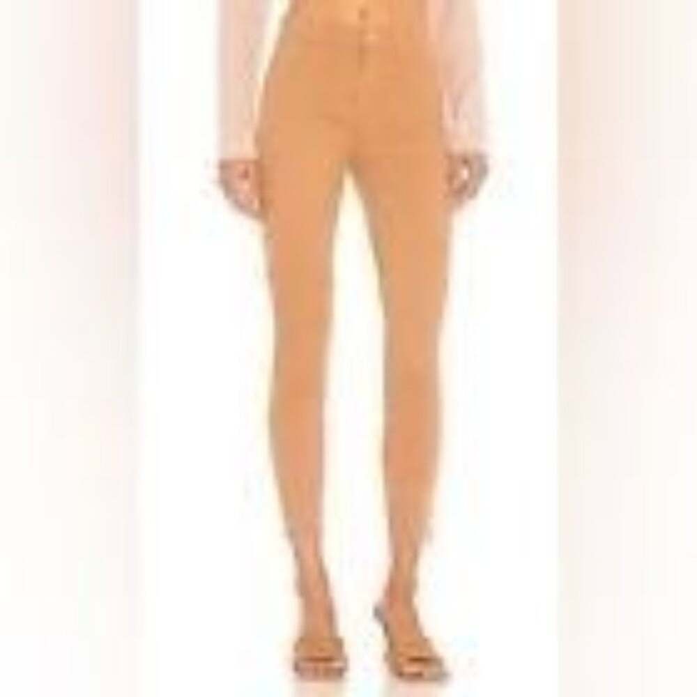 L’AGENCE Pants Womens 26 Brown Margot High Rise Skinny Camel